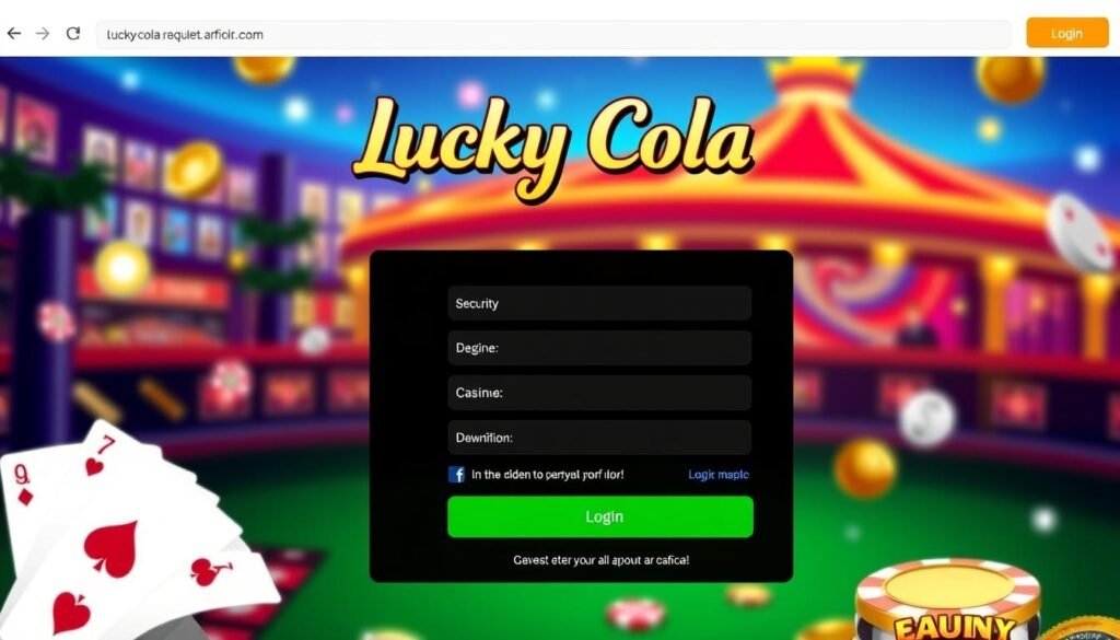 Lucky Cola Casino account security