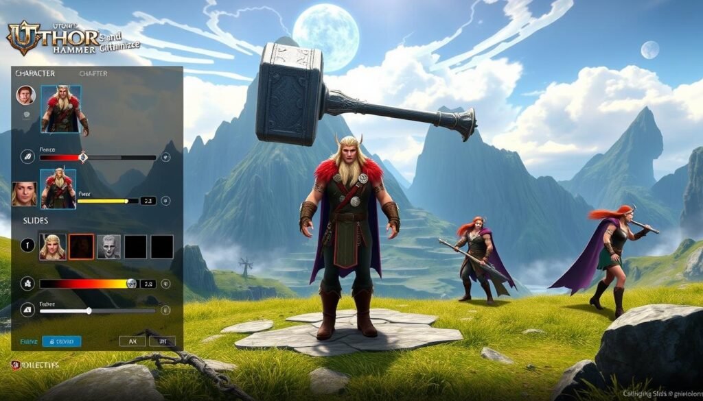 雷神之鎚角色創建