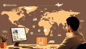 美國代買轉寄服務示意圖