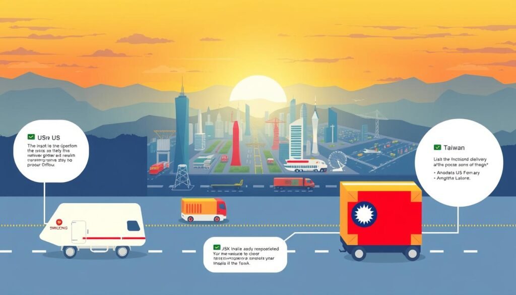 代購運送時間示意圖 代購運送時間示意圖