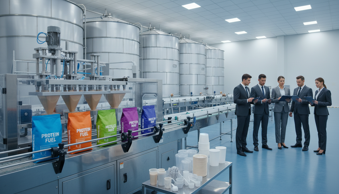 Protein Powder Packing Process